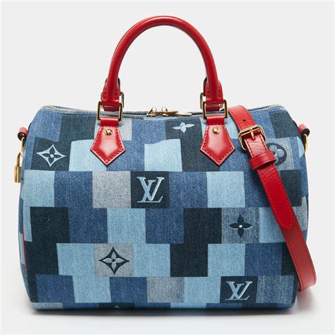 Louis Vuitton speedy patchwork